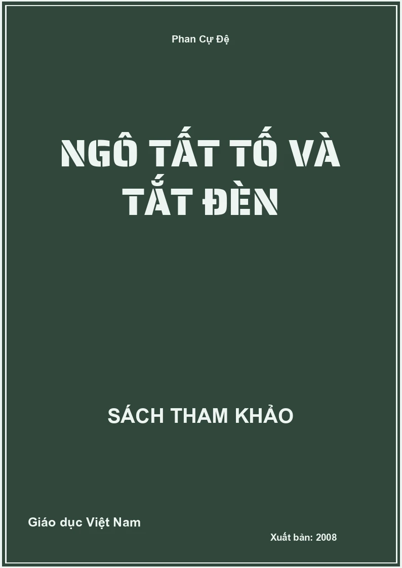 Ngô Tất Tố và Tắt đèn