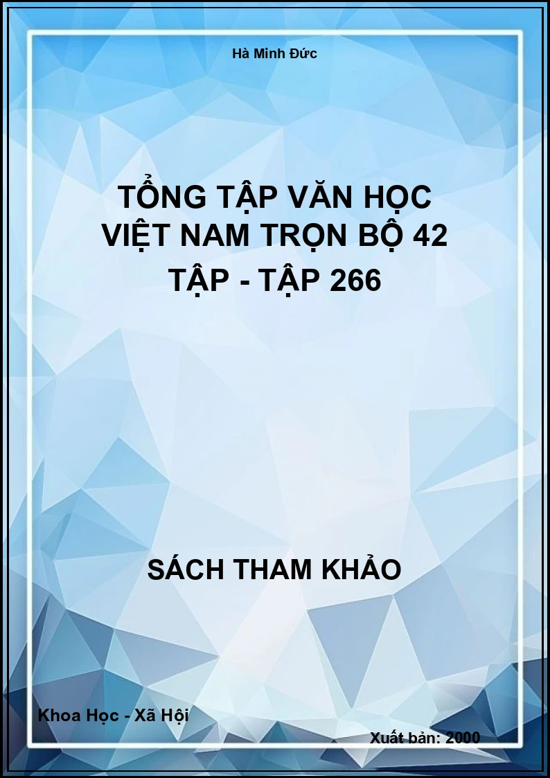 Tổng tập văn học Việt Nam trọn bộ 42 tập - Tập 26