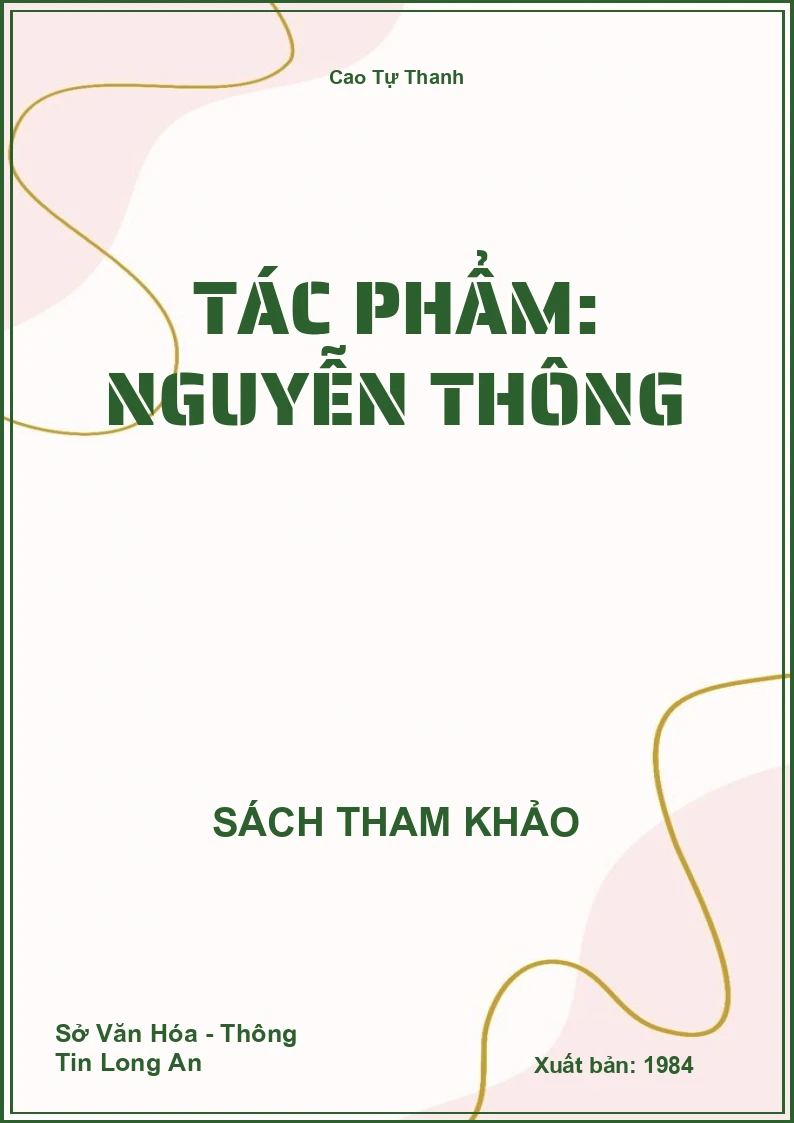 Tác phẩm: Nguyễn Thông