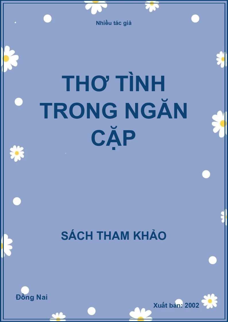 Thơ tình trong ngăn cặp