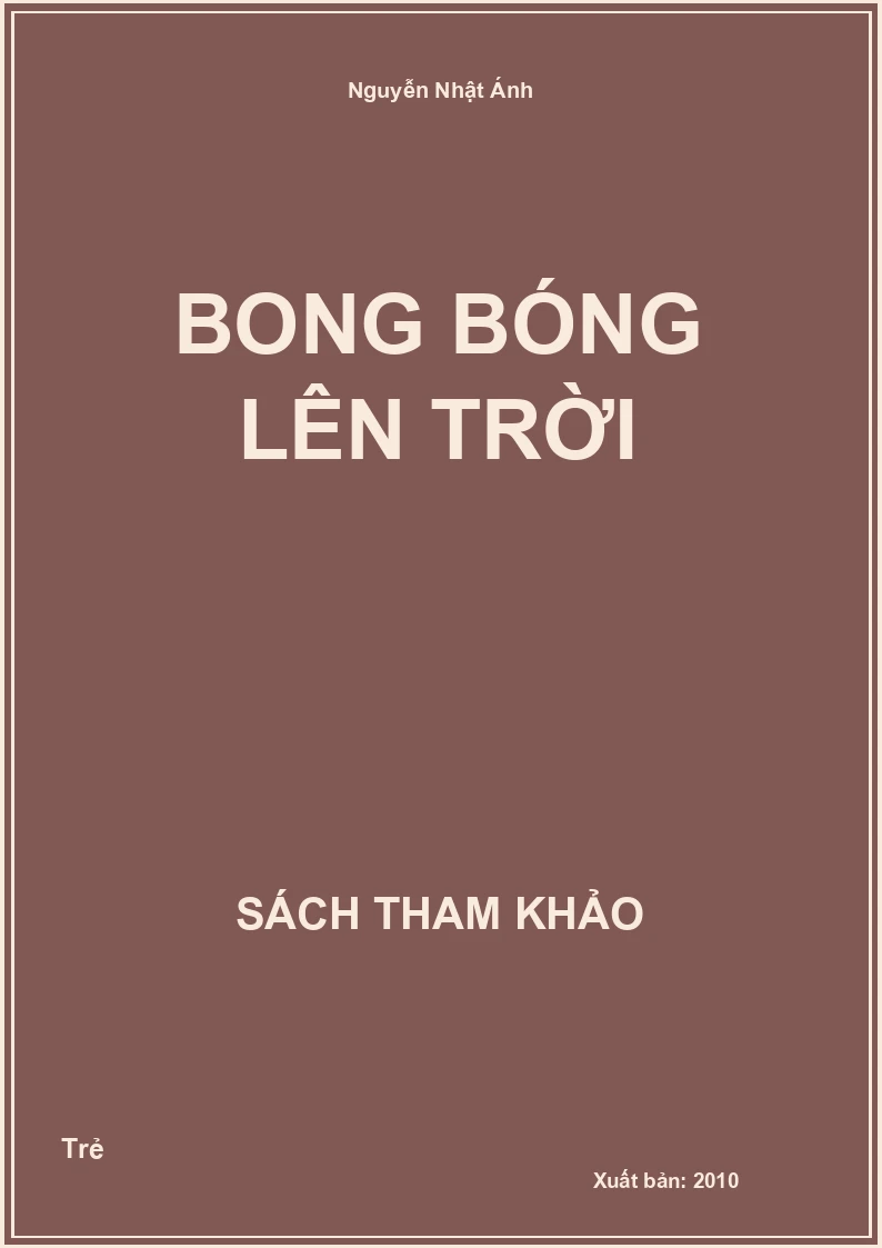Bong bóng lên trời