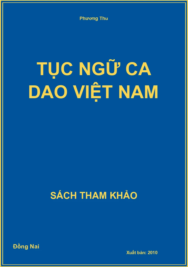 Tục ngữ ca dao Việt Nam