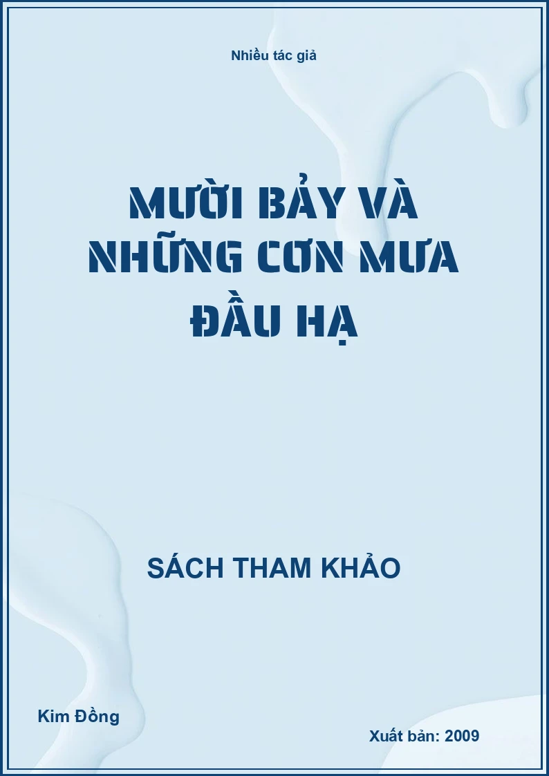 Mười bảy và những cơn mưa đầu hạ