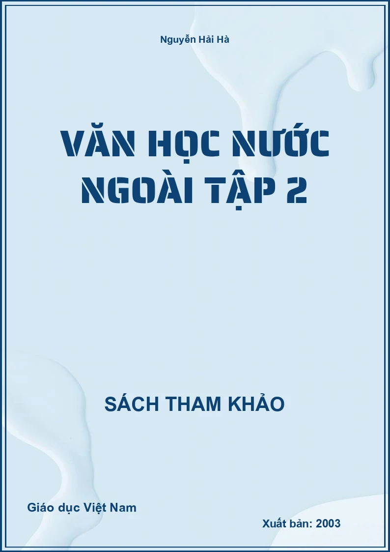 Văn học nước ngoài Tập 2