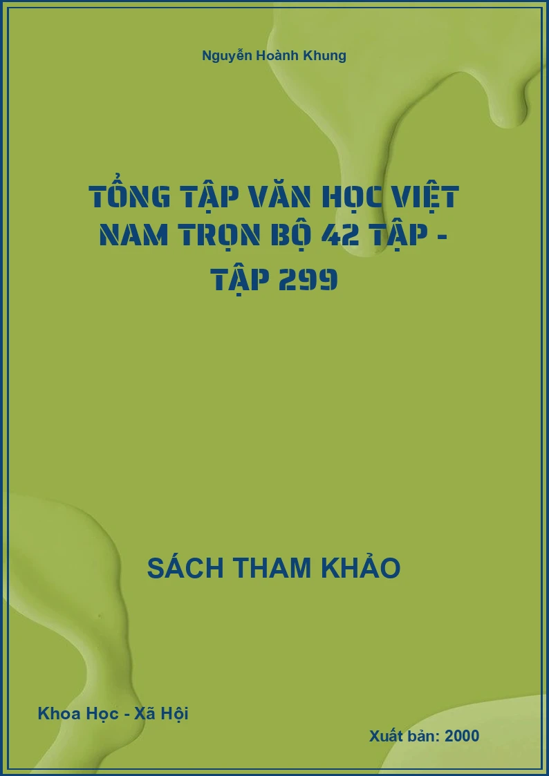 Tổng tập văn học Việt Nam trọn bộ 42 tập - Tập 29