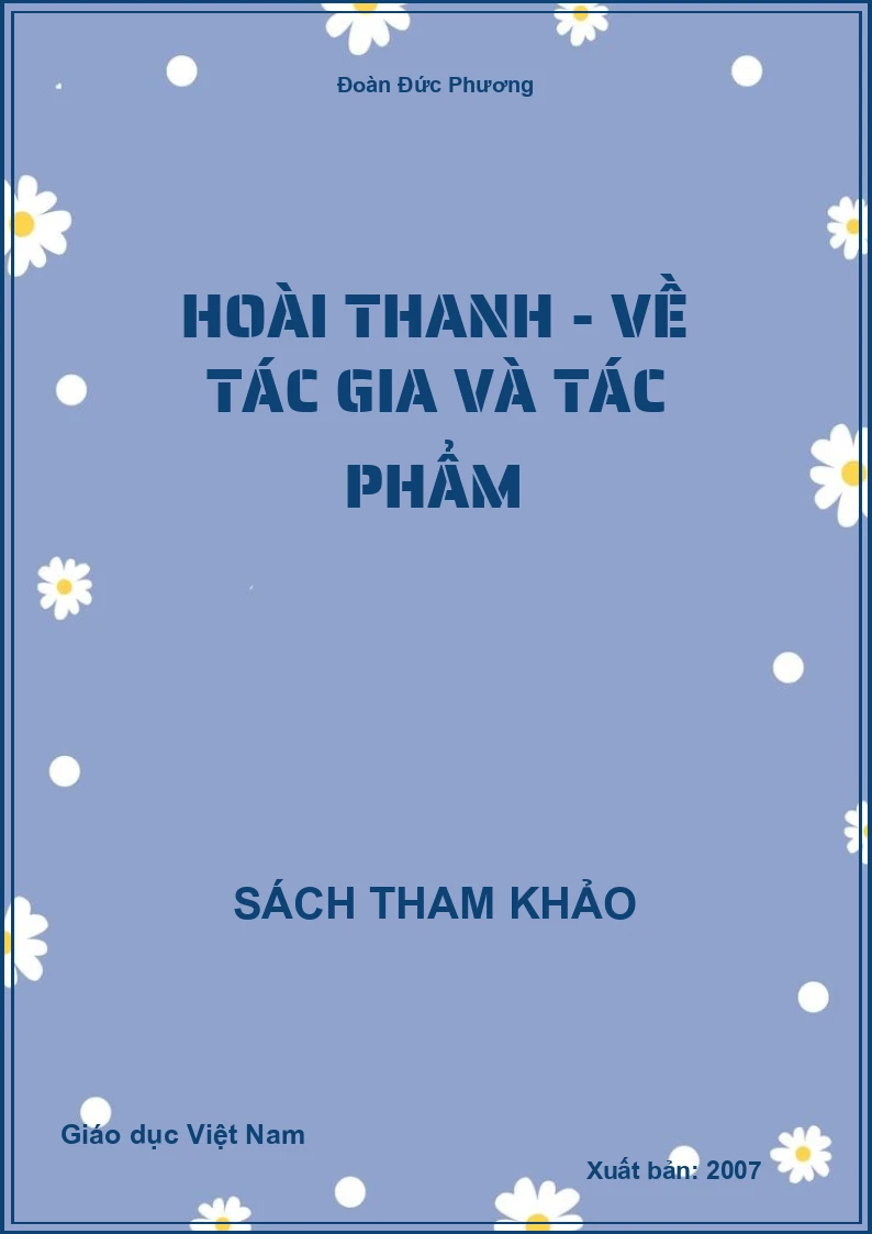 Hoài Thanh - về tác gia và tác phẩm
