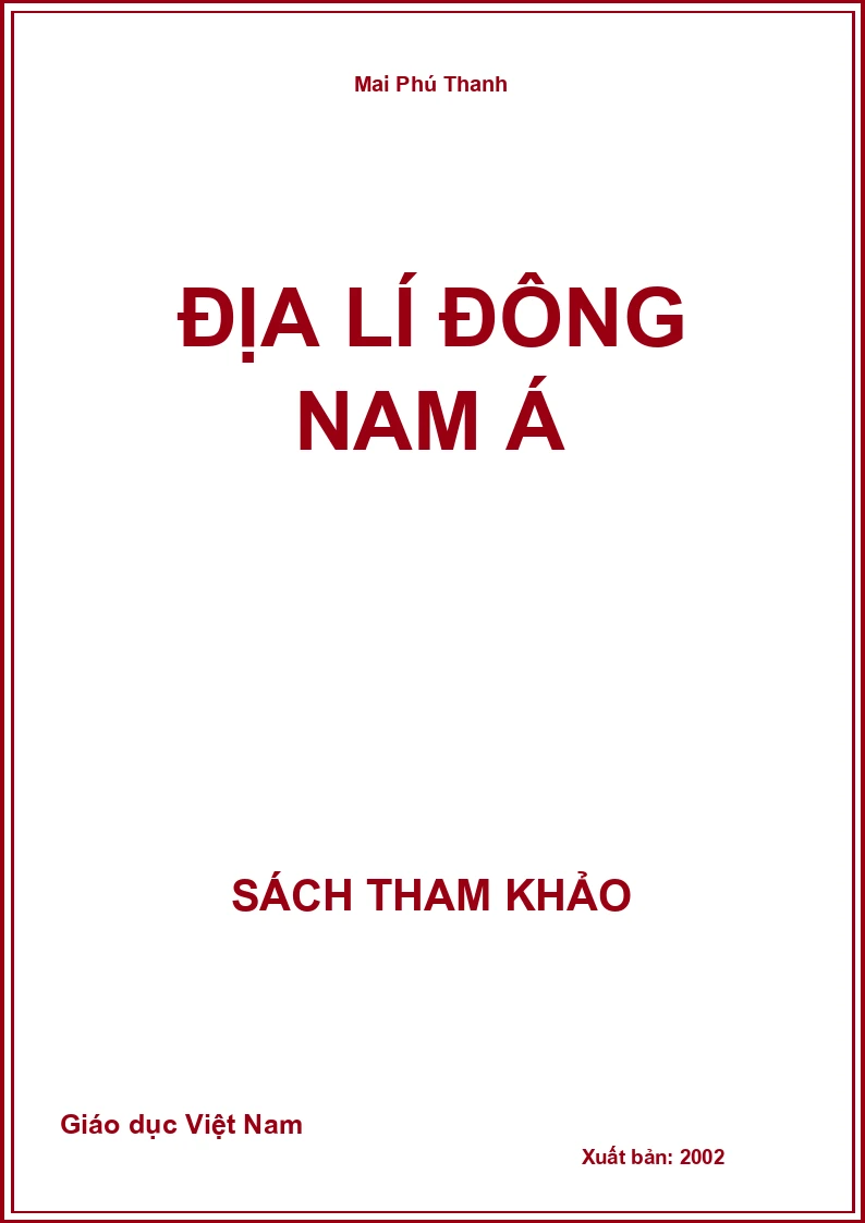 Địa Lí Đông Nam Á