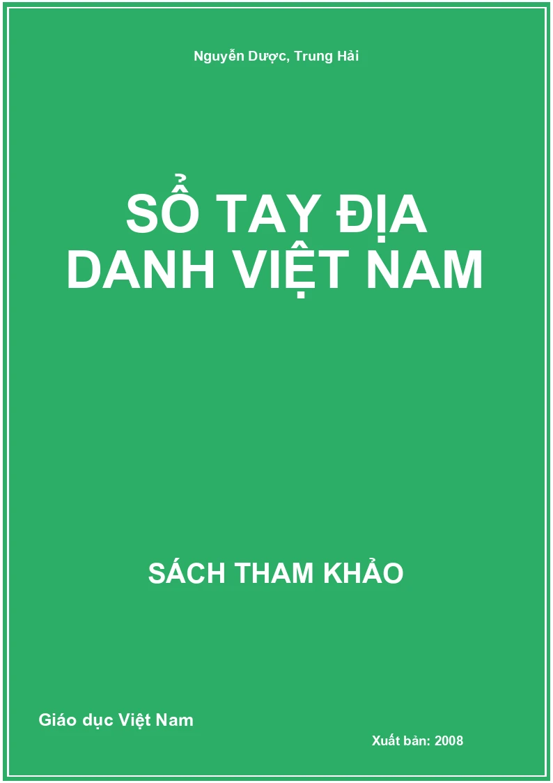 Sổ tay địa danh Việt Nam