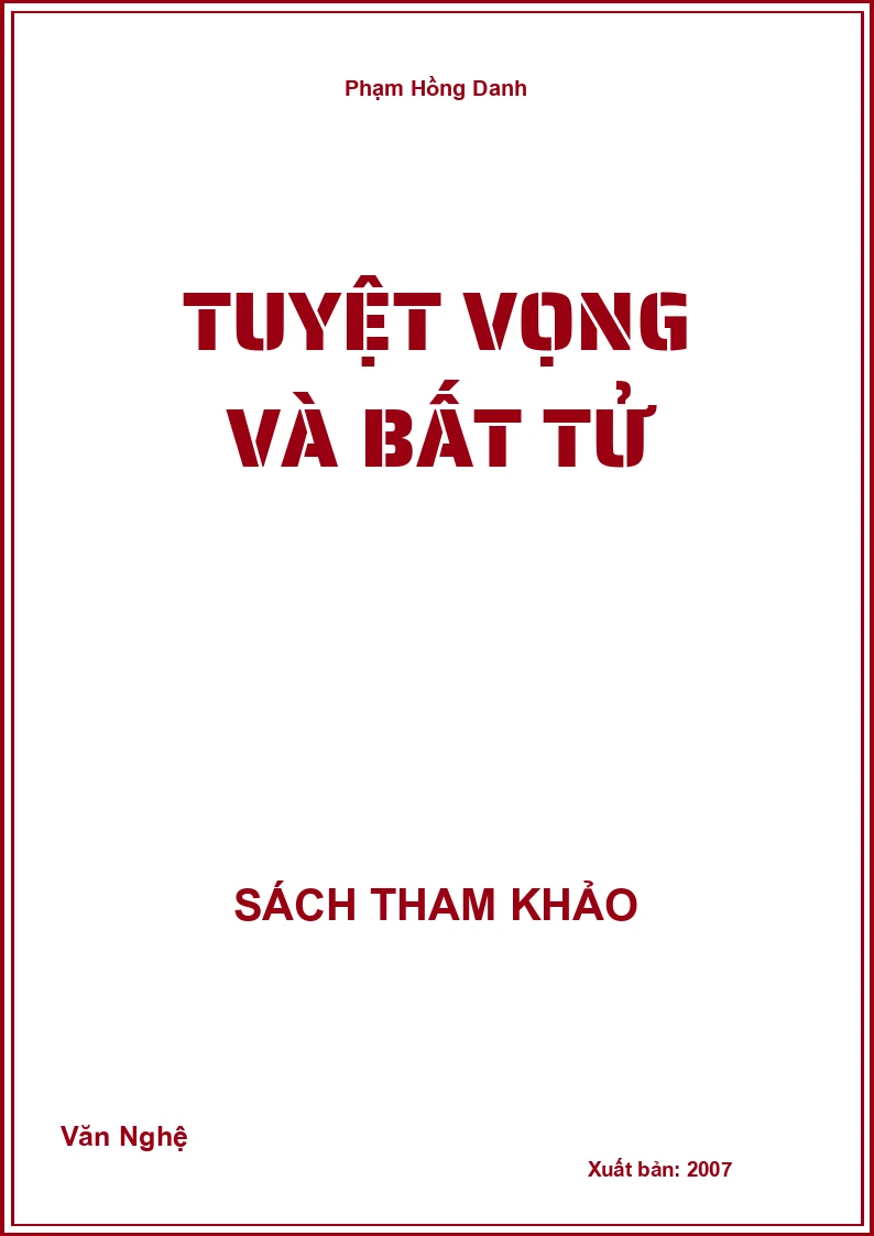 Tuyệt vọng và Bất tử
