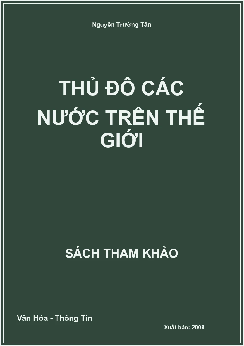 Thủ đô các nước trên thế giới