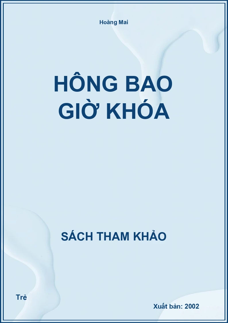 Không bao giờ khóc