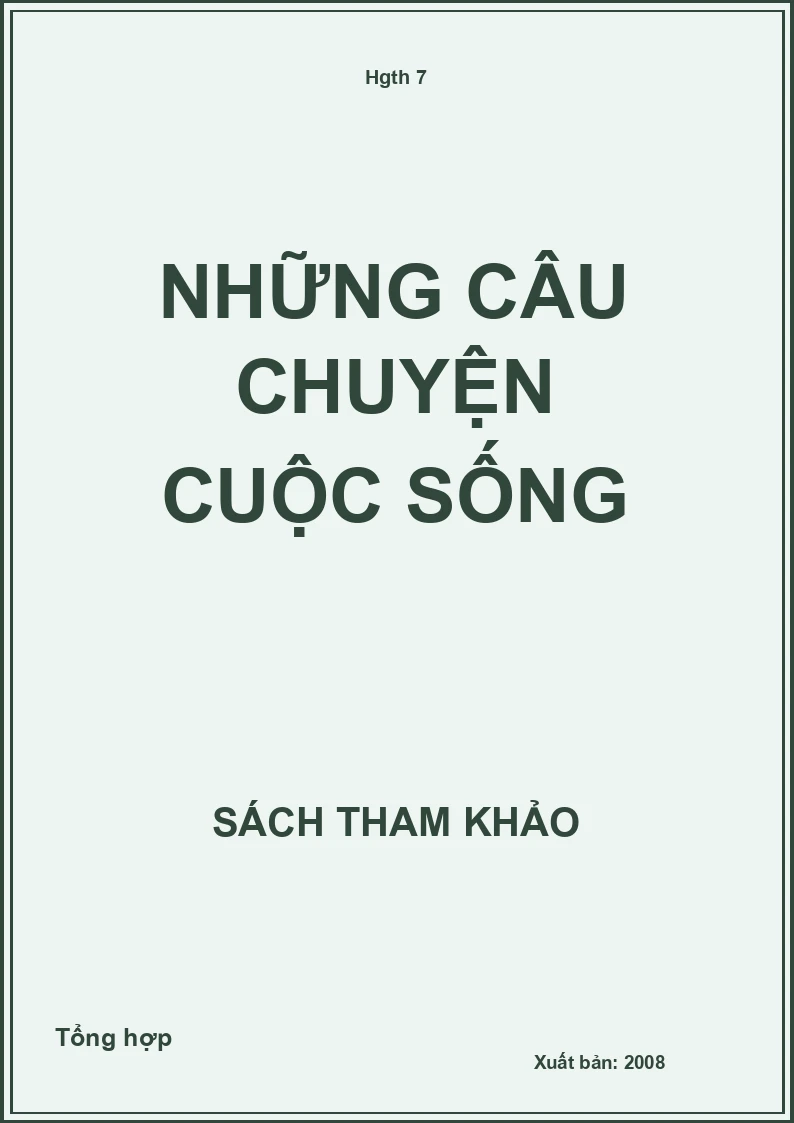 Những câu chuyện cuộc sống