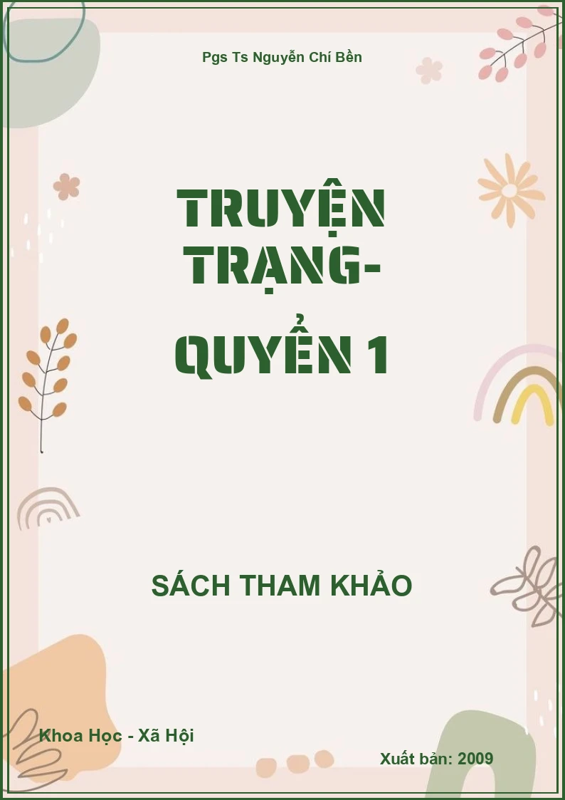 Truyện trạng- quyển 1