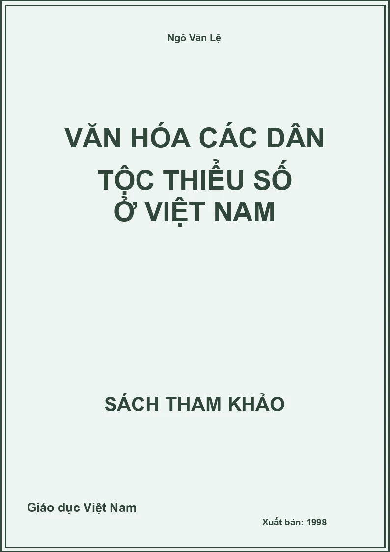Văn hóa các dân tộc thiểu số ở Việt Nam