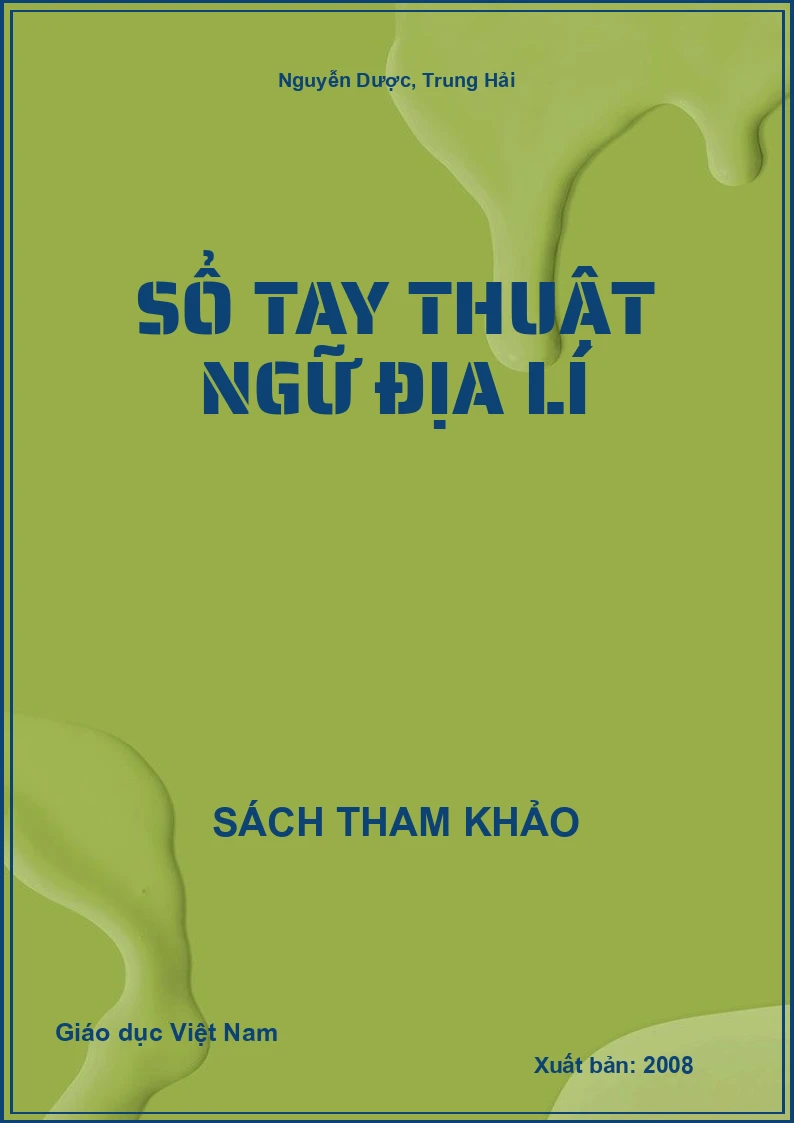 Sổ tay thuật ngữ Địa lí