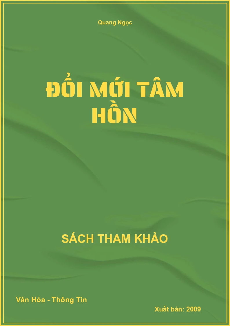 Đổi mới tâm hồn