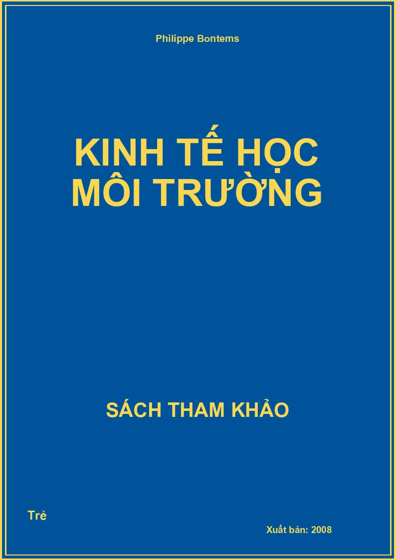 Kinh tế học môi trường
