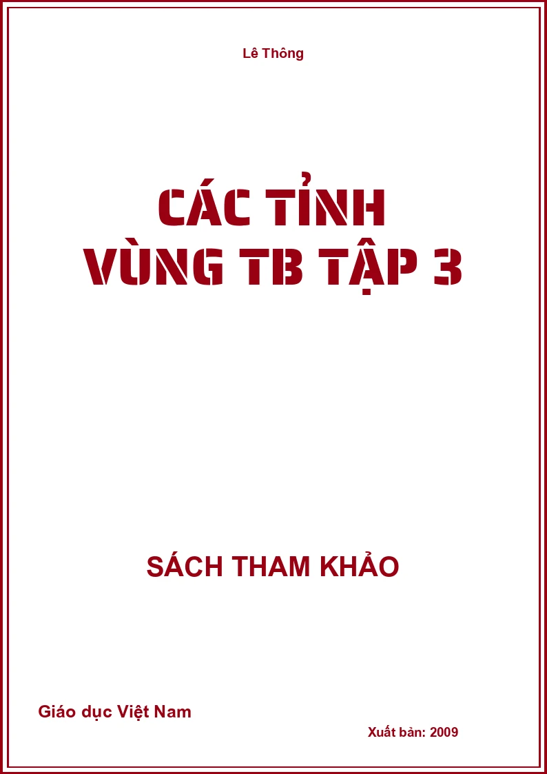 Các tỉnh vùng TB tập 3