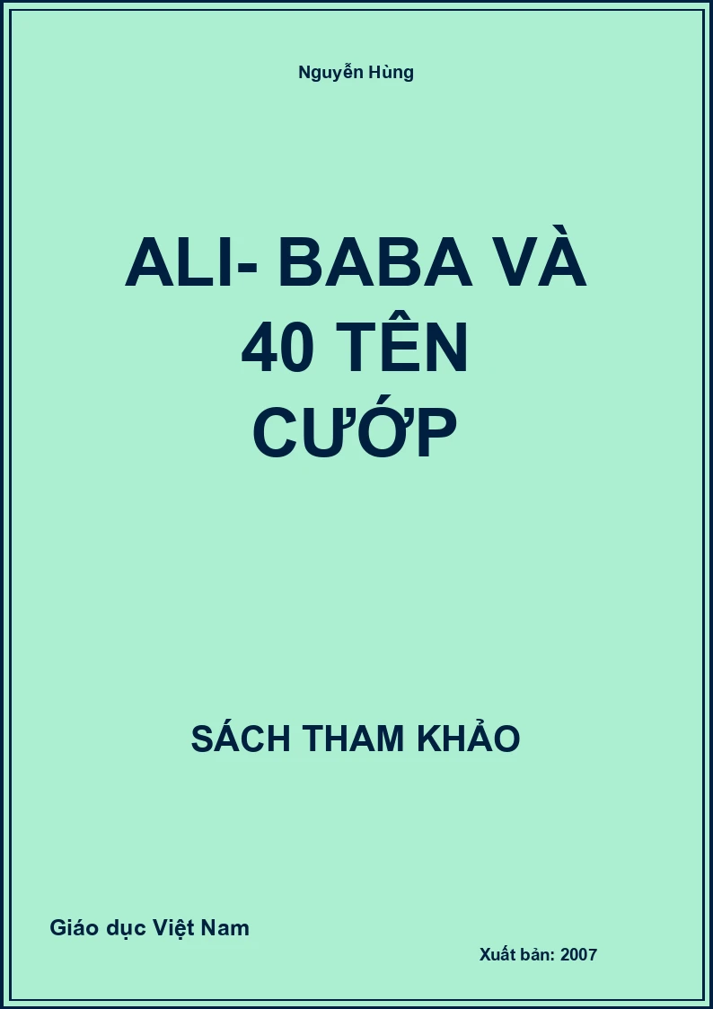 Ali- BaBa và 40 tên cướp