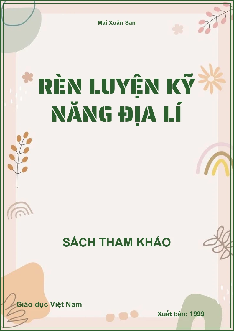 Rèn Luyện kỹ năng Địa Lí