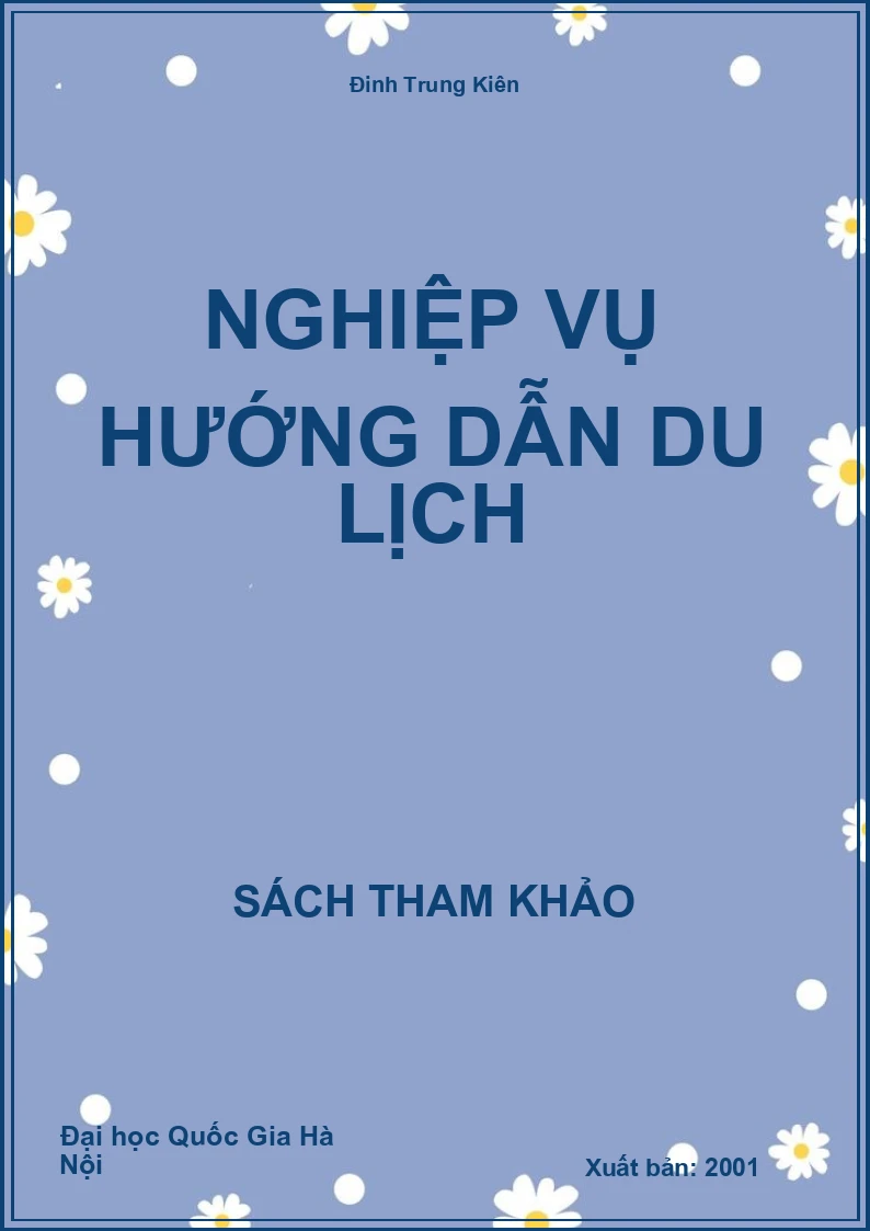 Nghiệp vụ hướng dẫn du lịch