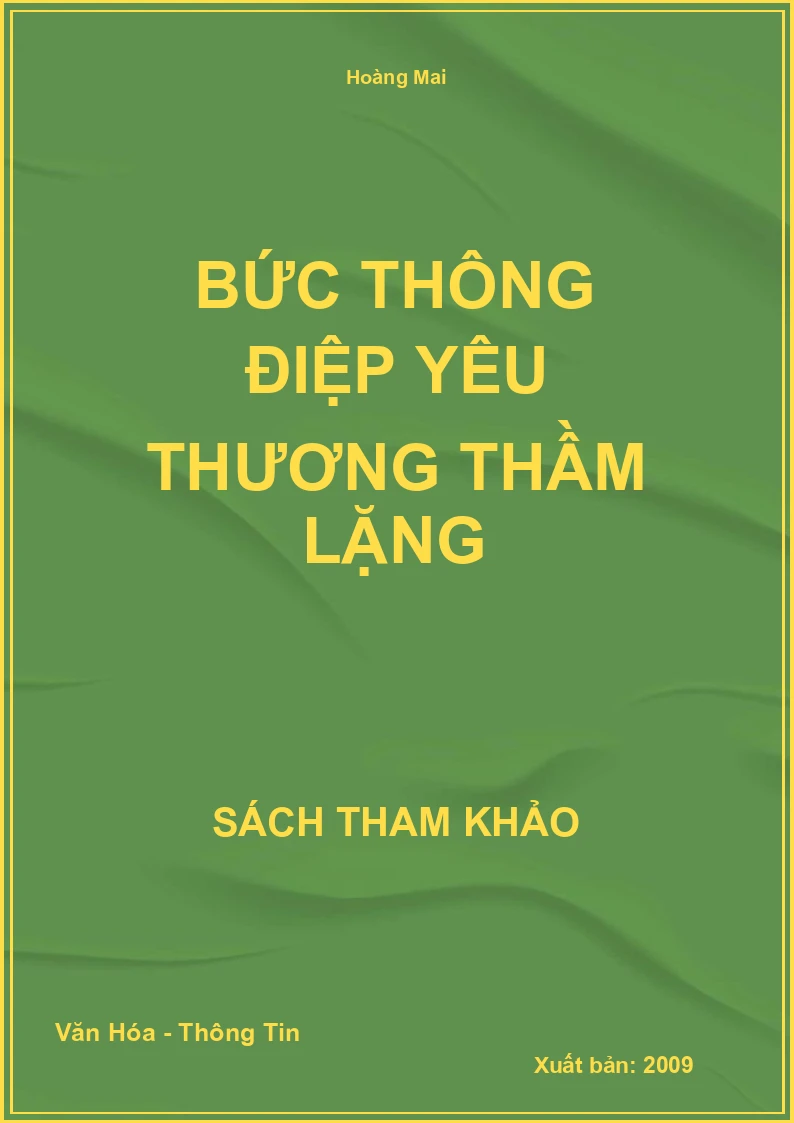Bức thông điệp yêu thương thầm lặng