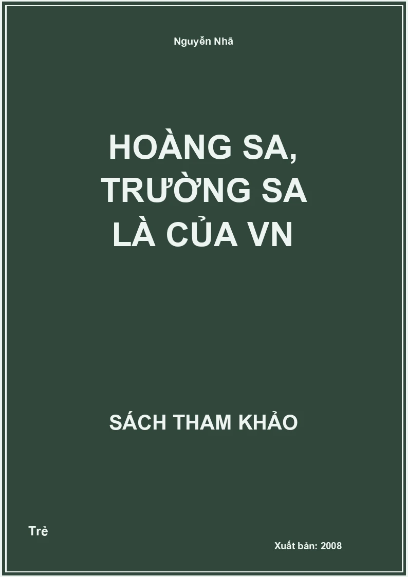 Hoàng Sa, Trường Sa là của VN