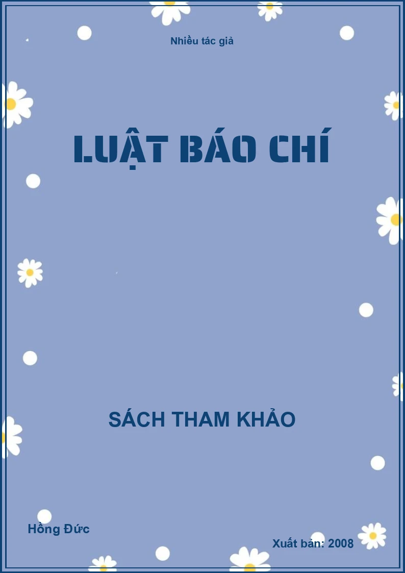 Luật báo chí