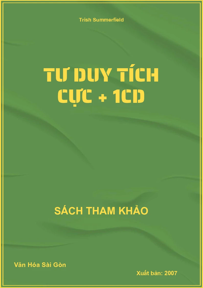 Tư Duy Tích Cực + 1CD