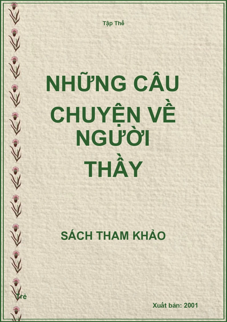 Những câu chuyện về người Thầy