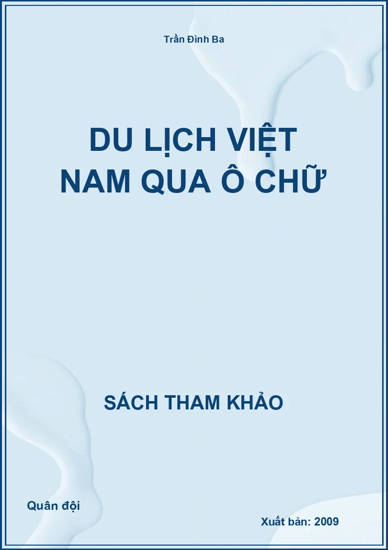 Du lịch Việt Nam qua ô chữ