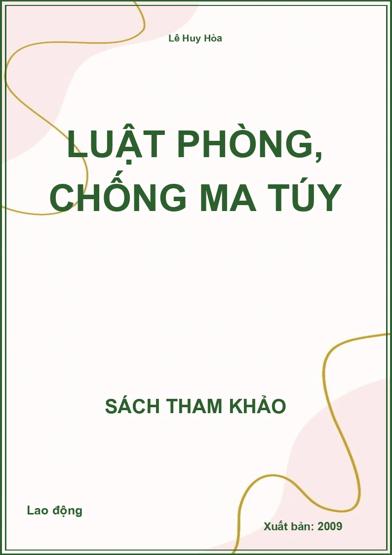 Luật Phòng, chống ma túy