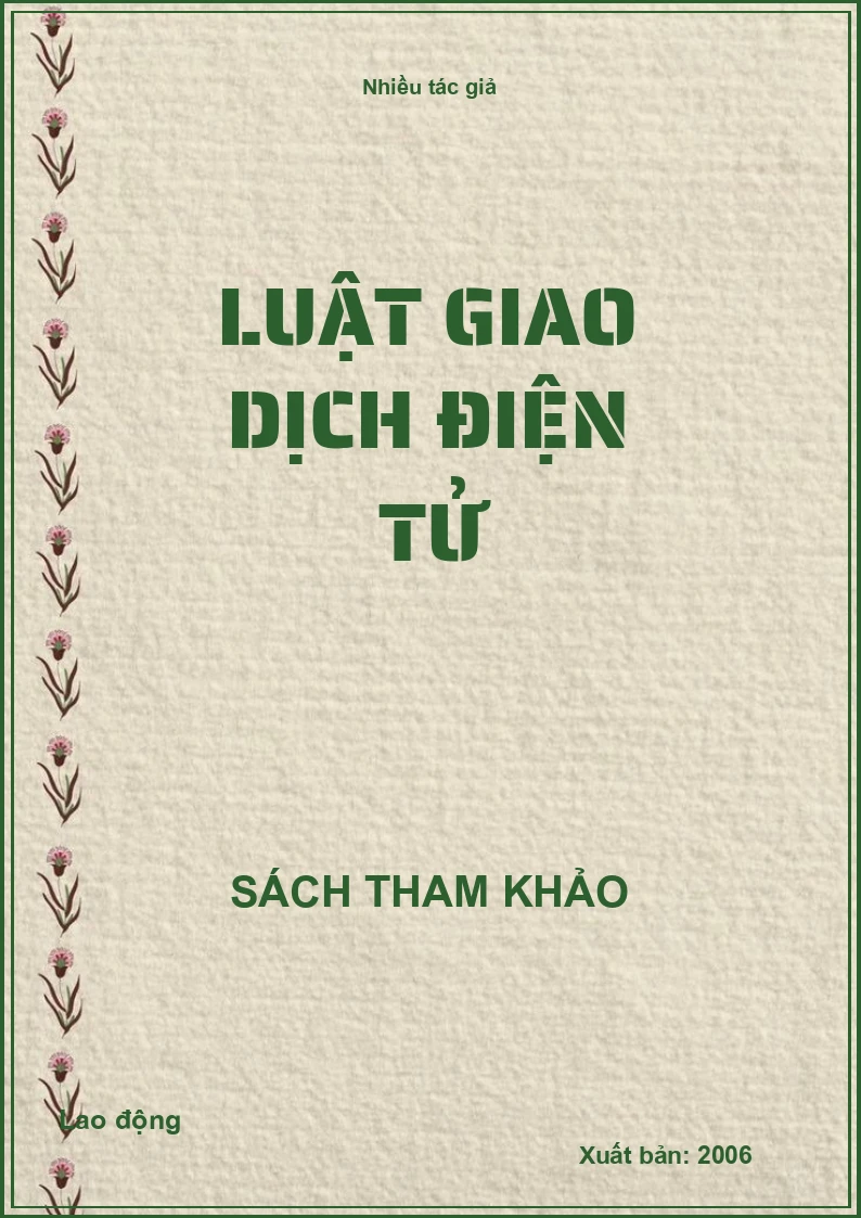Luật giao dịch điện tử