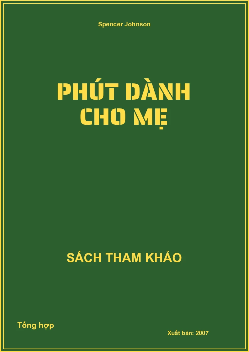 Phút Dành Cho Mẹ