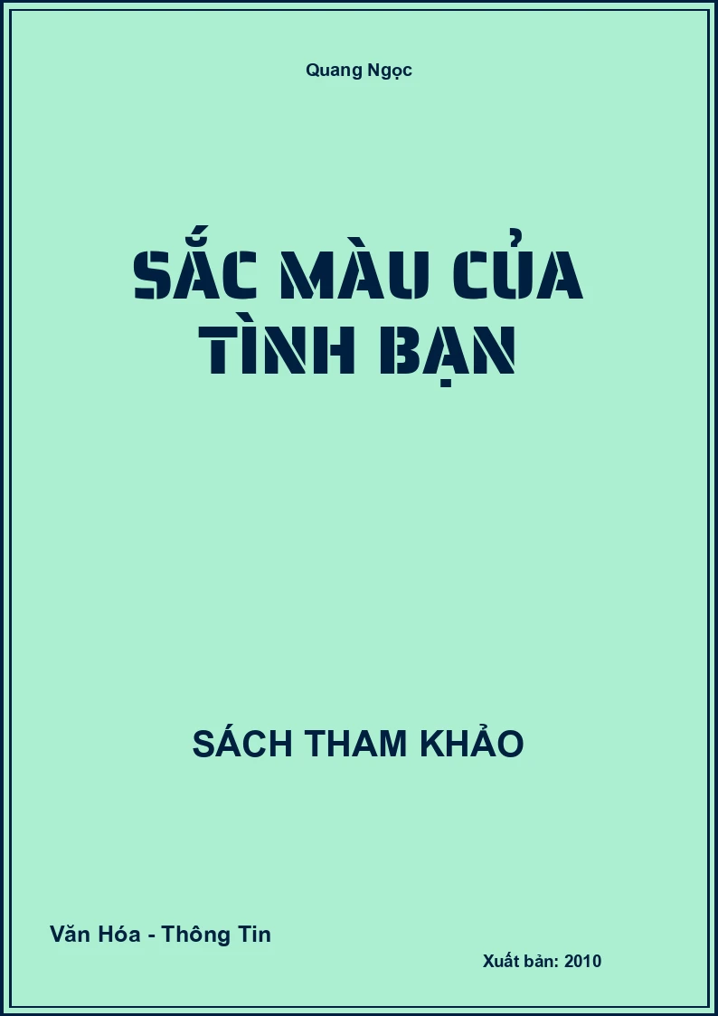 Sắc màu của tình bạn