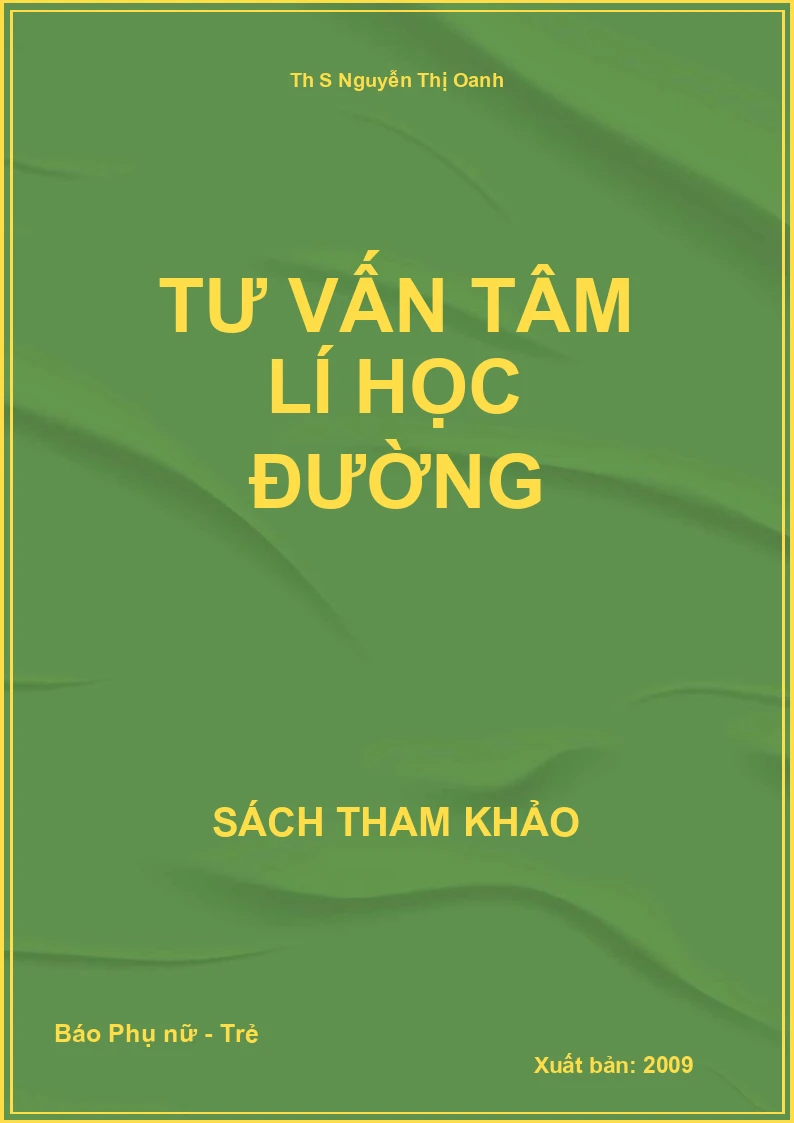 Tư vấn tâm lí học đường