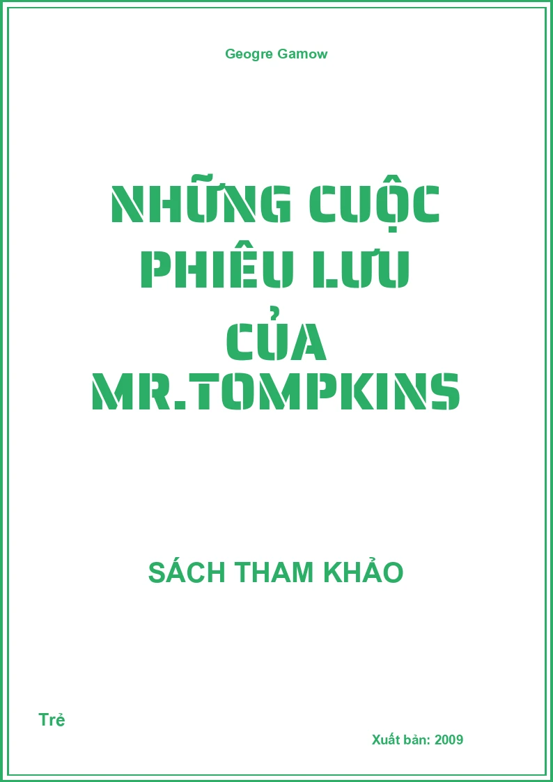 Những cuộc phiêu lưu của Mr.Tompkins