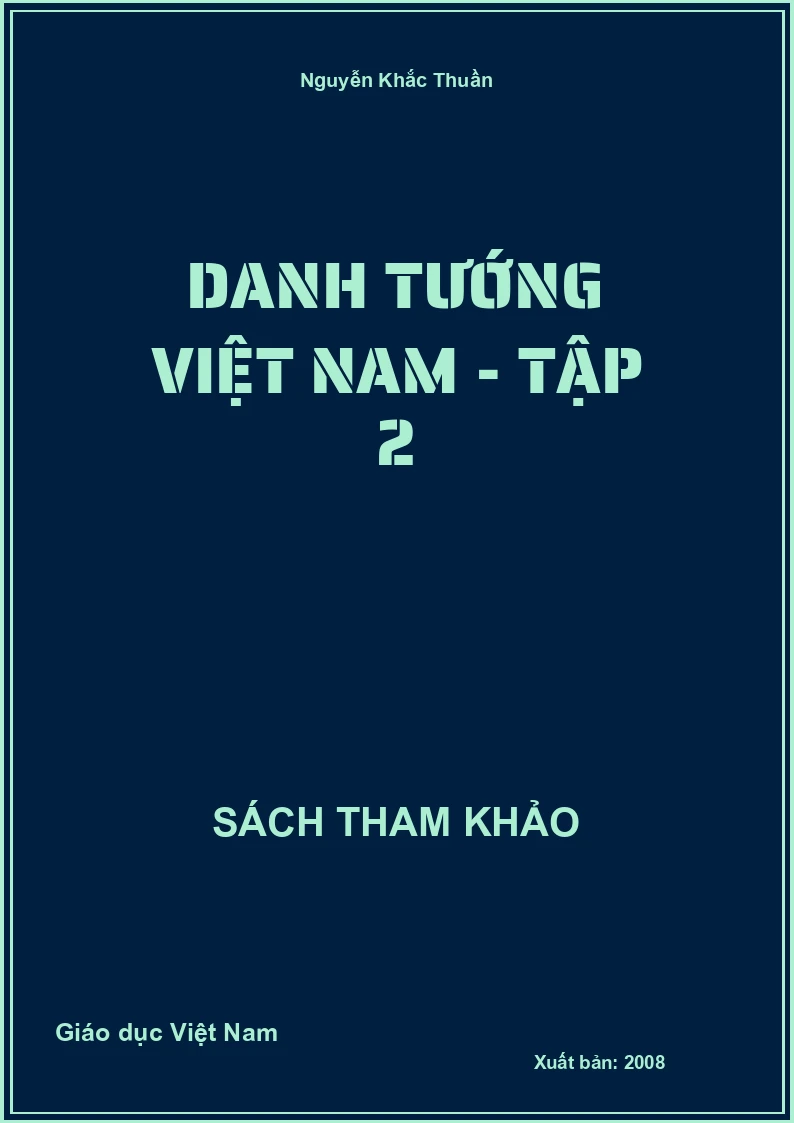 Danh tướng Việt Nam - Tập 2