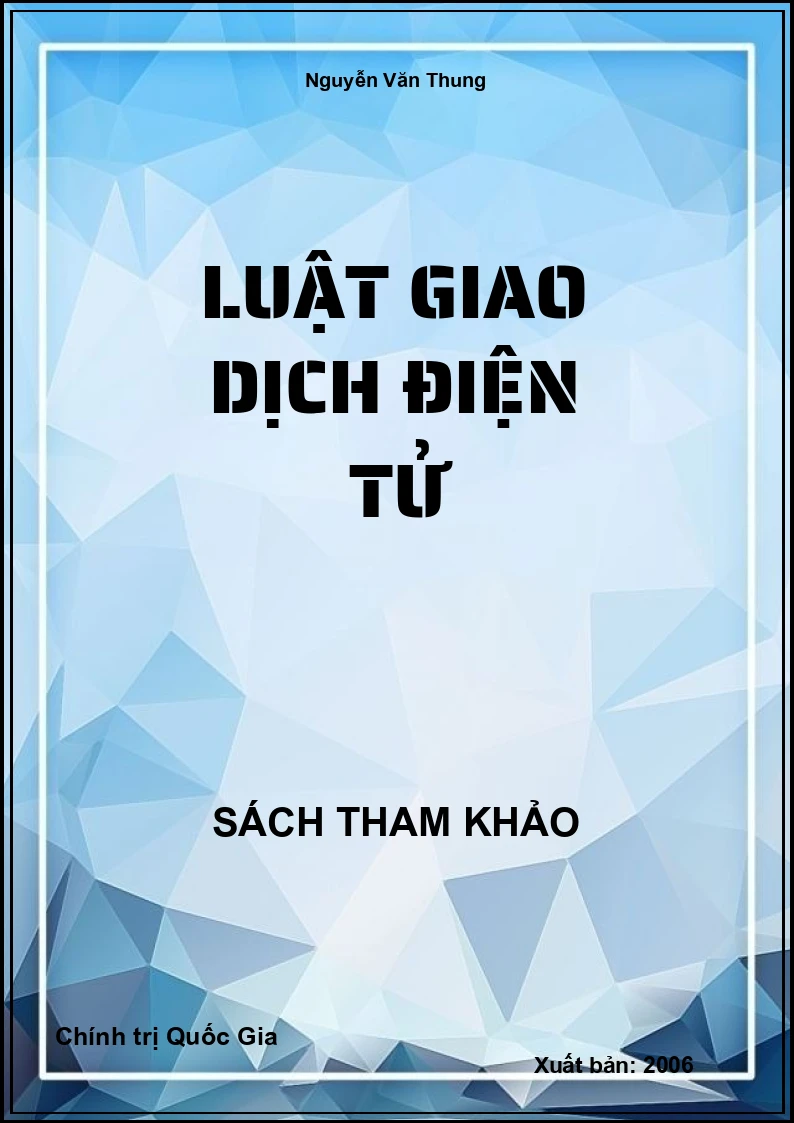 Luật giao dịch điện tử
