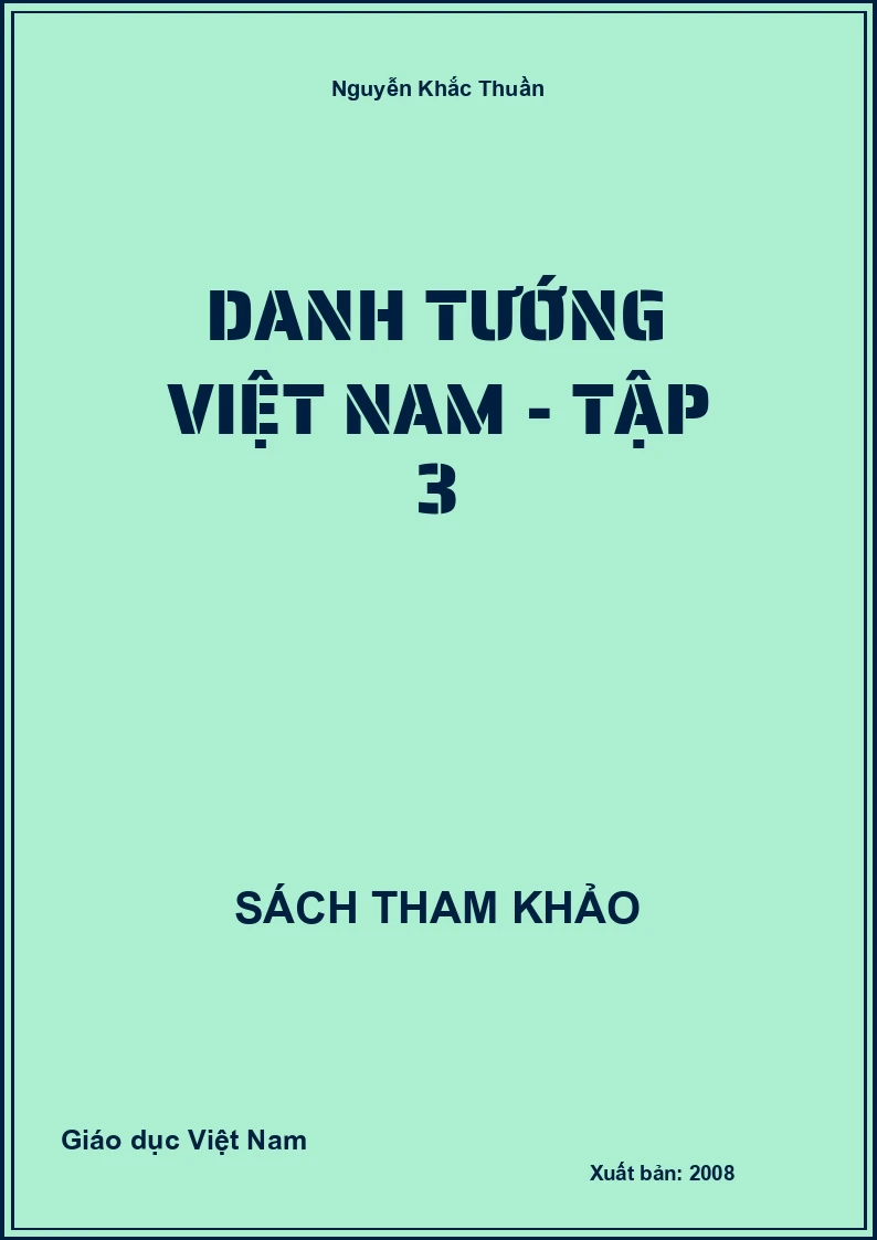 Danh tướng Việt Nam - Tập 3