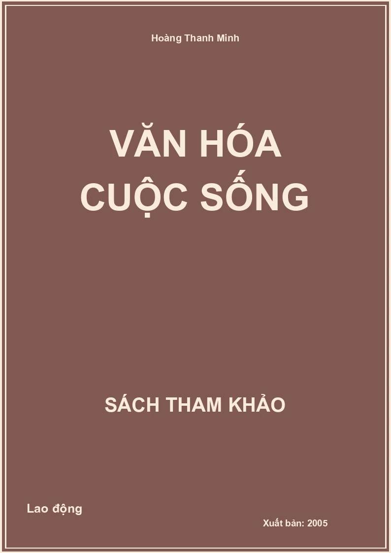 Văn hóa cuộc sống