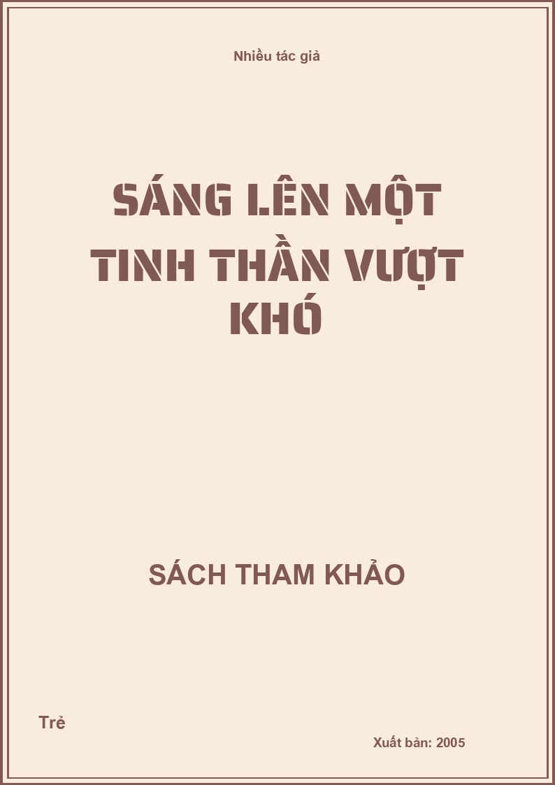 Sáng lên một tinh thần vượt khó