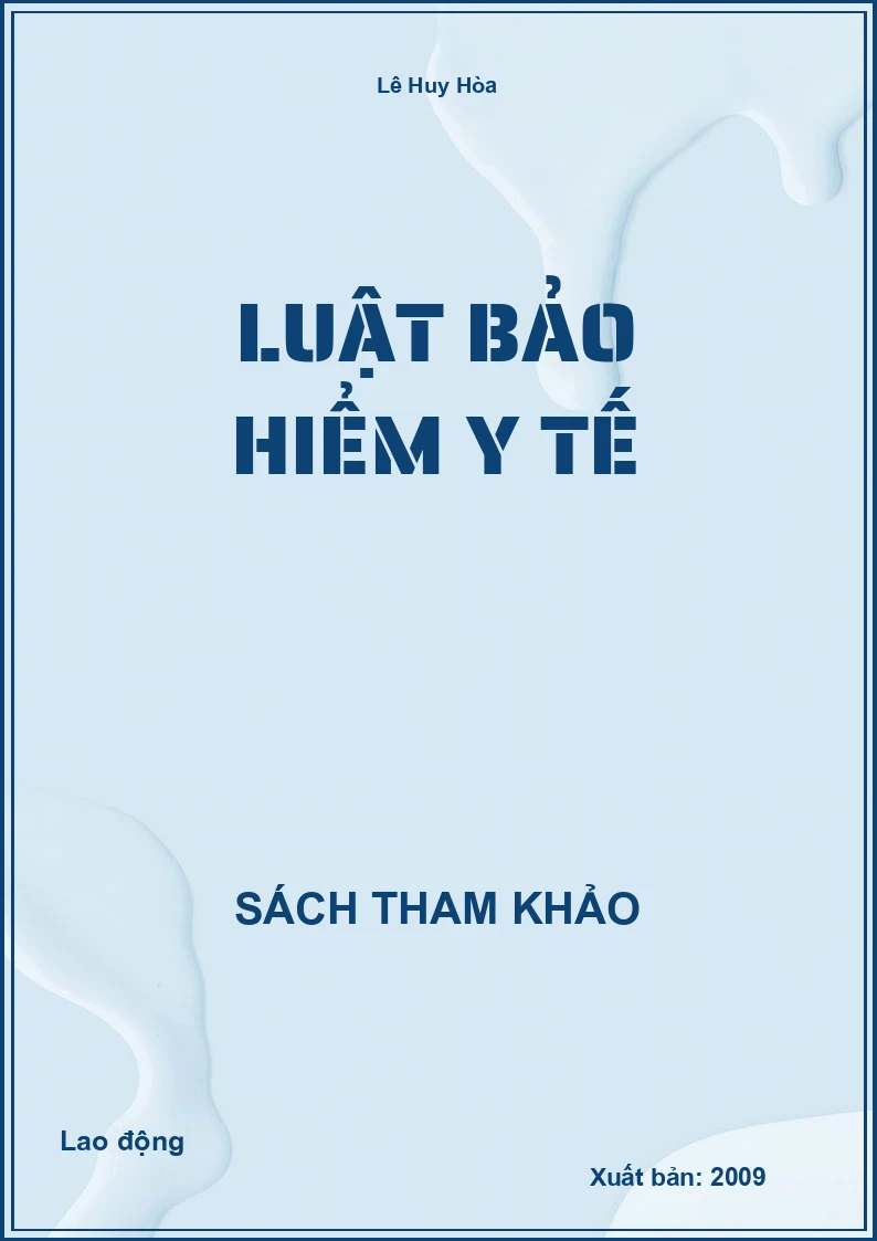 Luật bảo hiểm y tế