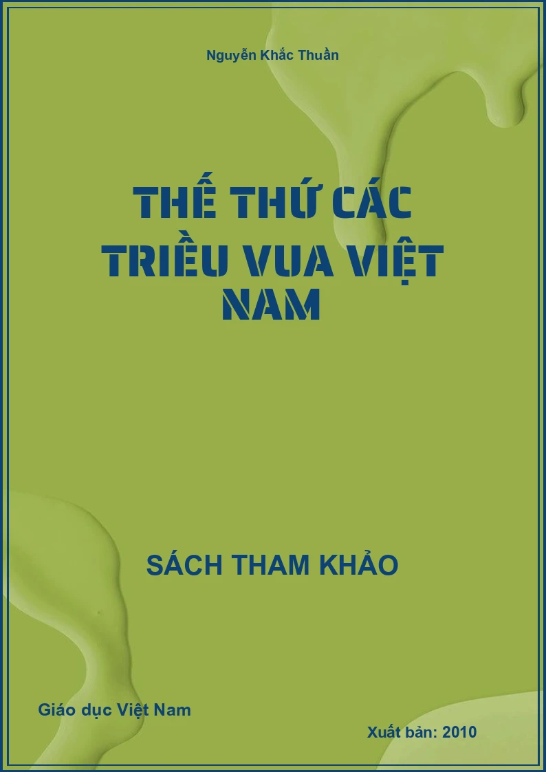 Thế thứ các triều vua Việt Nam