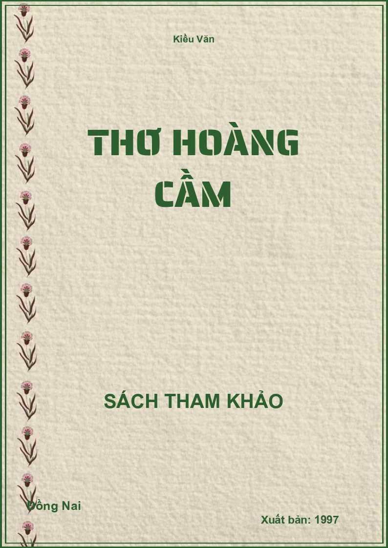 Thơ Hoàng Cầm