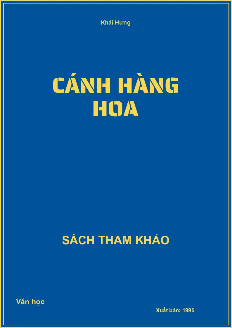 Cánh hàng hoa