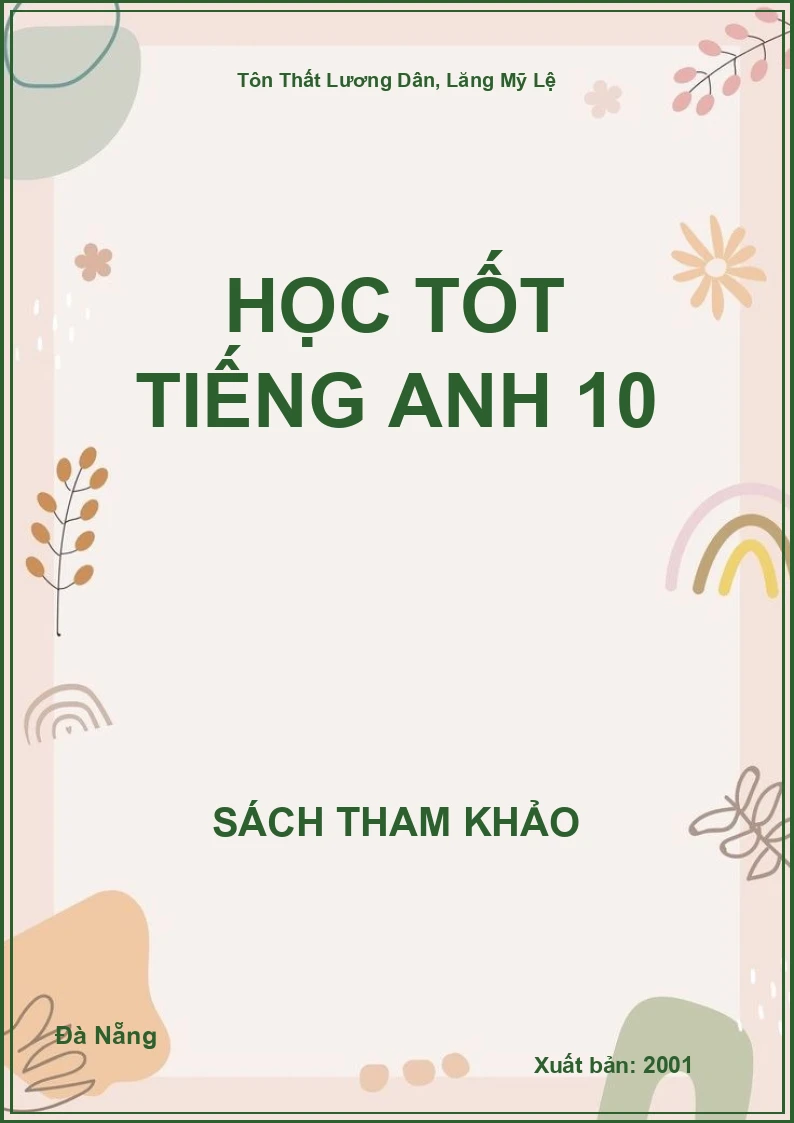 Học tốt tiếng Anh 10