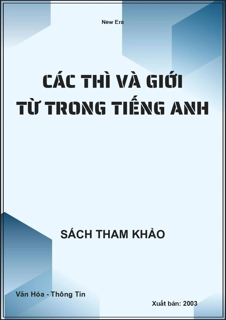 Các thì và giới từ trong Tiếng Anh