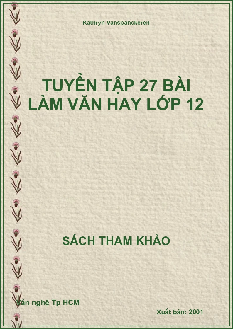 Tuyển tập 27 bài làm Văn hay lớp 12
