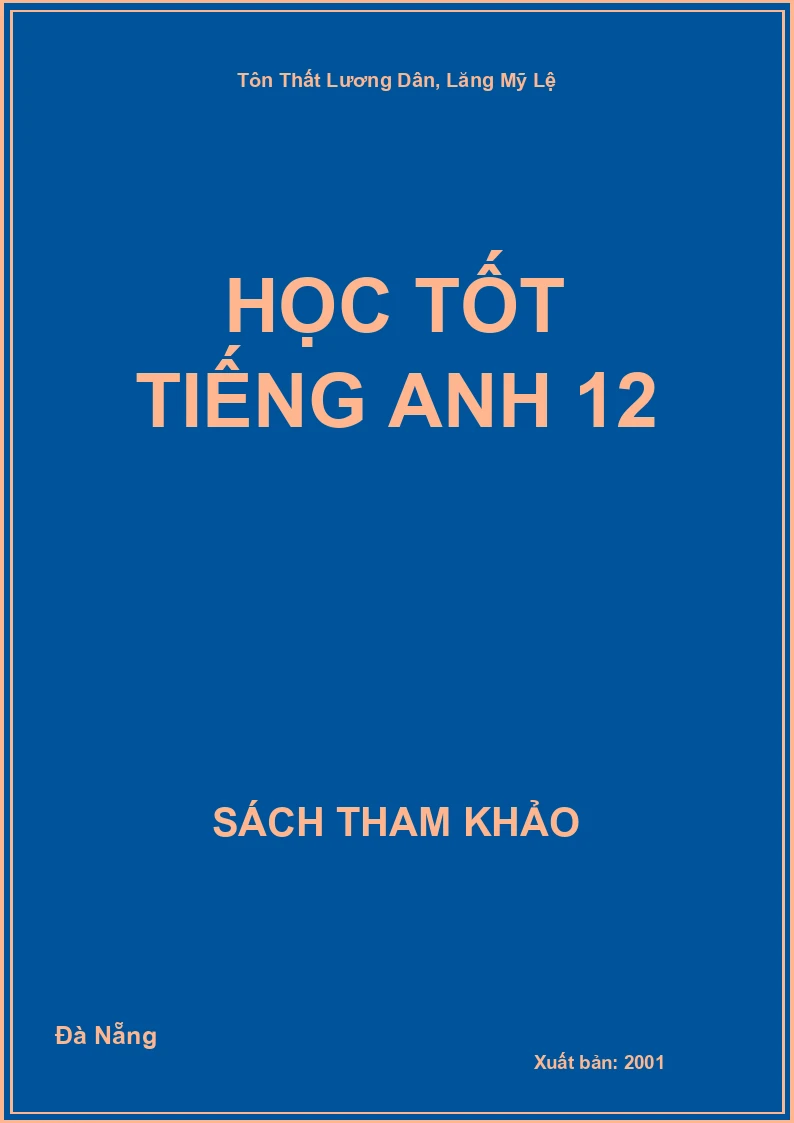 Học tốt tiếng Anh 12